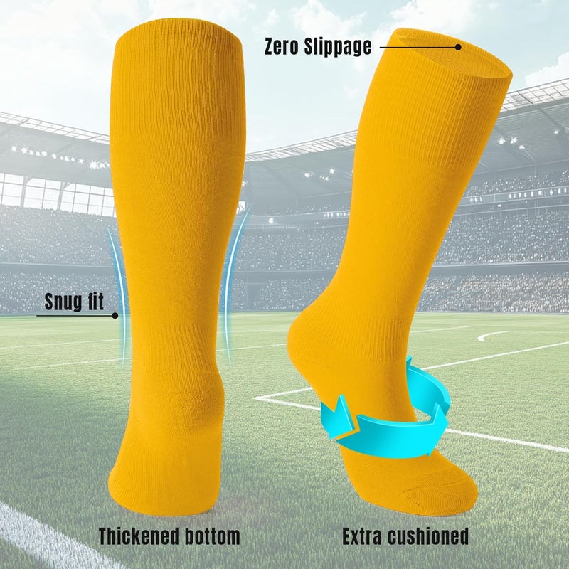 Werforu Baseball Socks and Non-Metal Nickel-Free Belt-Adjustable Belt with Non-allergic Plastic Buckle Softball Socks for kid - Image 4